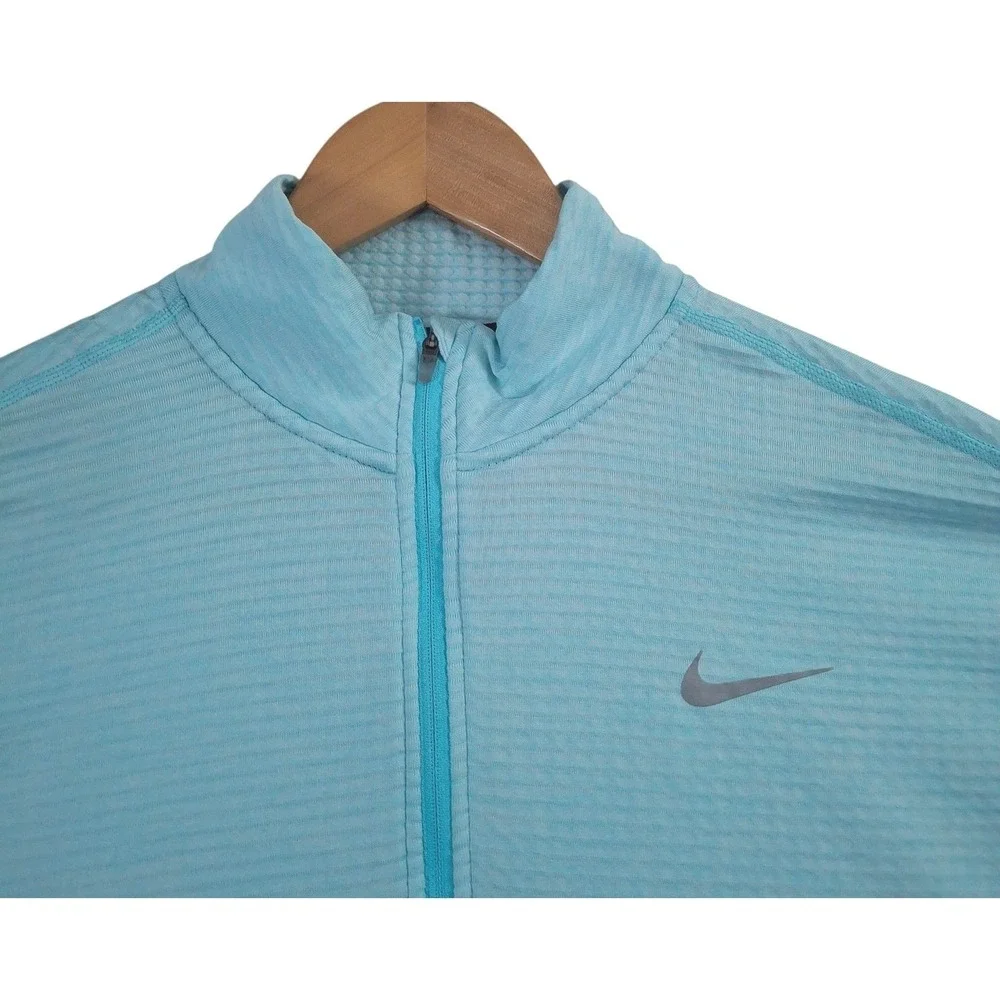 Nike Running Dri-FIT Element Half Zip Pullover Blue Womens Large